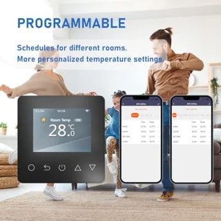 Digitale thermostaat voor vloerverwarming