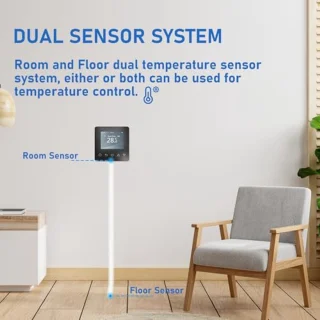 Digitale thermostaat voor vloerverwarming