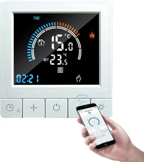Digitale thermostaat wit