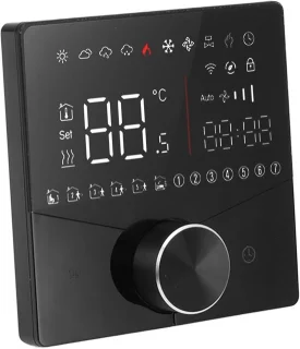 Digitale thermostaat - zwart