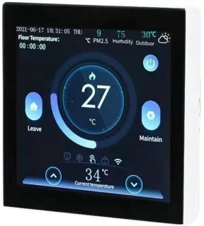 Digitale thermostaat - zwart