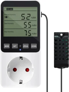 Digitale Vocht- en Temperatuurregelaar - Stopcontact Hygrostaat review