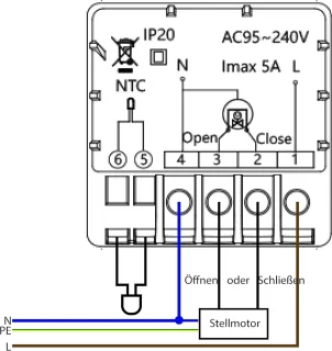 Digitale WiFi-thermostaat voor vloerverwarming