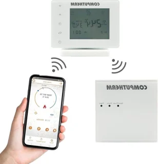 Draadloze thermostaat set - wit