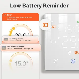 Draadloze thermostaat voor gasboiler