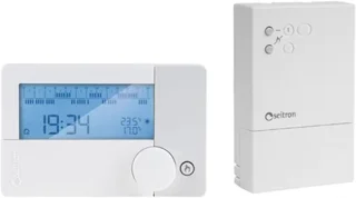 Draadloze thermostaat wit