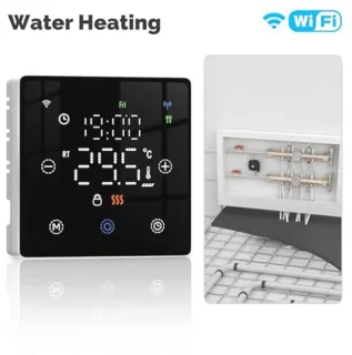 Draadloze touchscreen thermostaat voor gasboiler