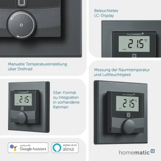 Draadloze Wandthermostaat