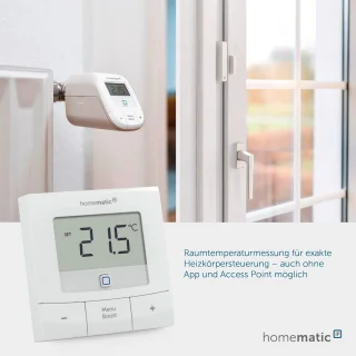 Draadloze Wandthermostaat met Temperatuursensor
