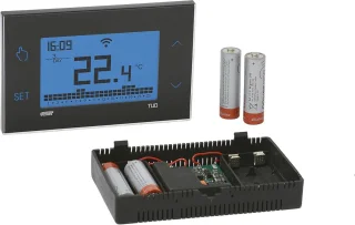 Draadloze WiFi-thermostaat (batterij) – Zwart