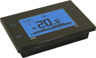 Draadloze WiFi-thermostaat (batterij) – Zwart