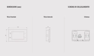 Draadloze WiFi-thermostaat (batterij) – Zwart