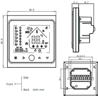 DrPhone GALW-002 WiFi Thermostaat Wit