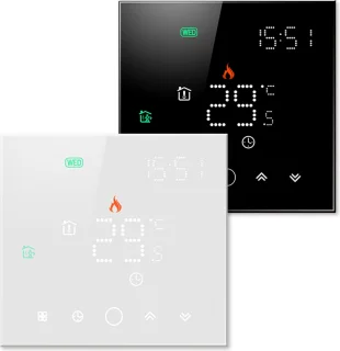 Durensa WIFI Elektrische Verwarmingsthermostaat Inbouw Zwart