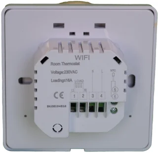 Durensa WIFI Ronde Touchscreen Thermostaat Inbouw