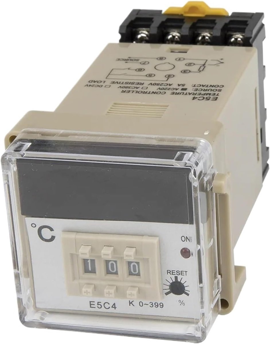 De E5C4 AC 220V Digitale Temperatuurregelaar in één oogopslag