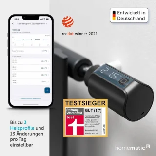 Evo Radiatorknop Antraciet