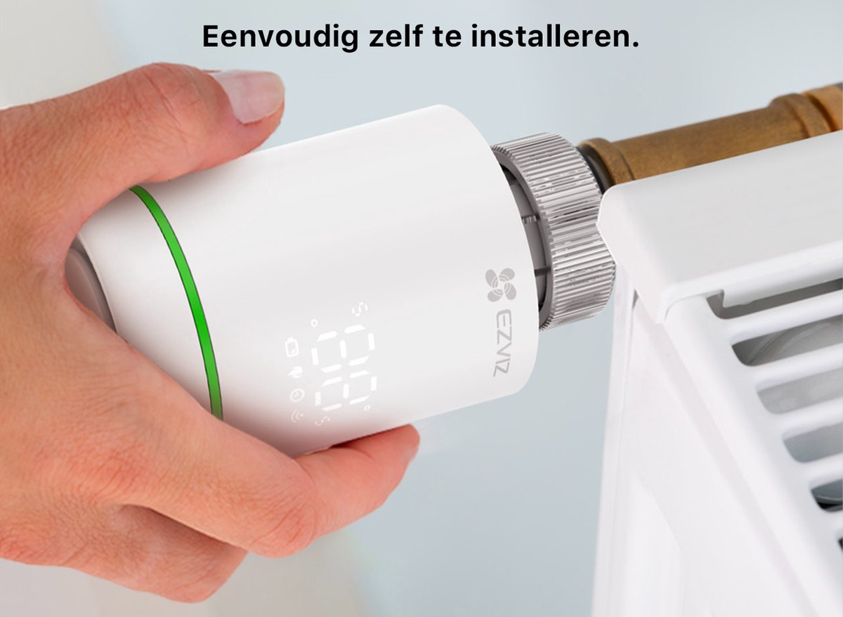 Wat vinden we goed aan de Ezviz T55 Slimme Radiatorknop Thermostaatkraan