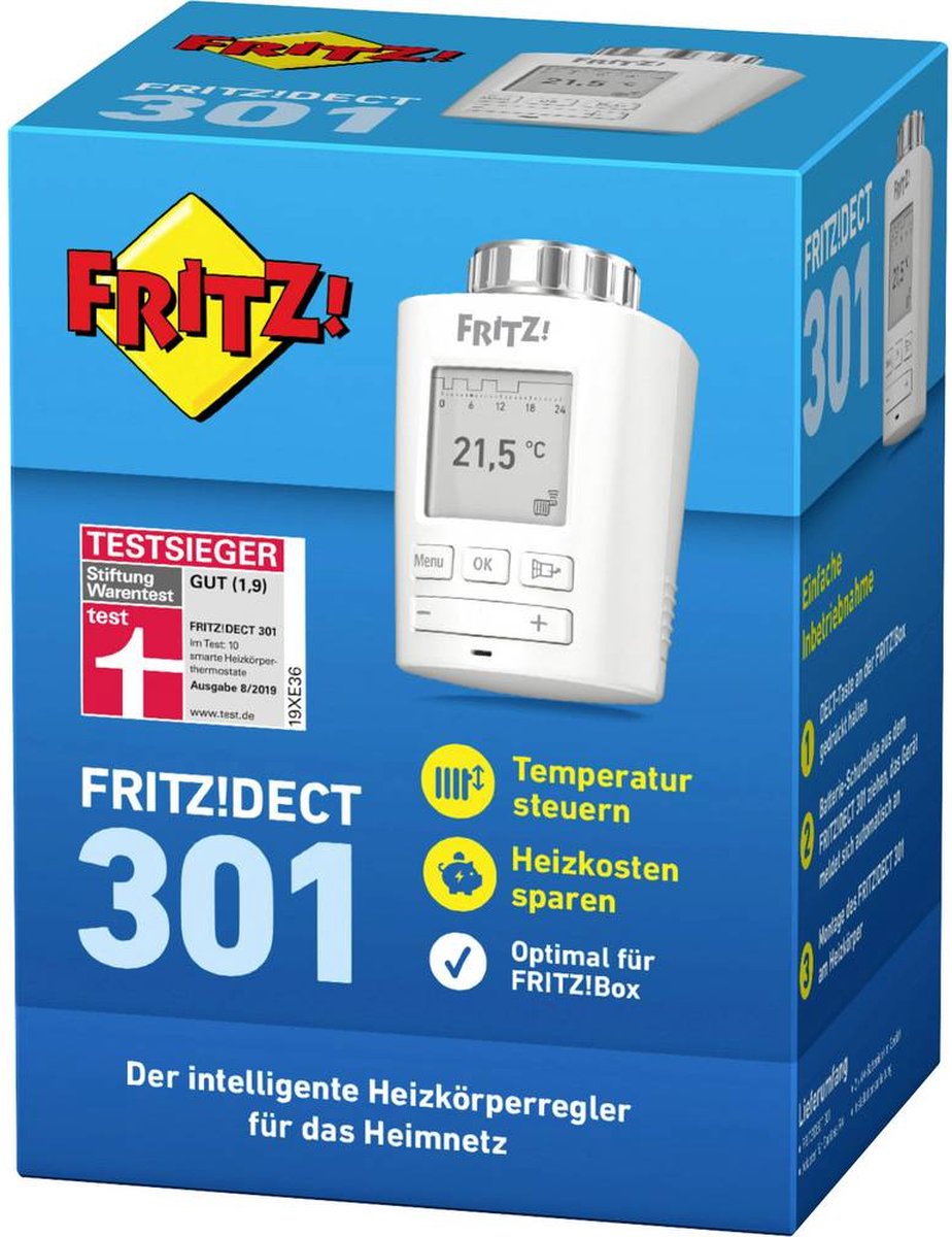 Wat vinden we goed aan de FRITZ! Draadloze Radiatorthermostaat Smart