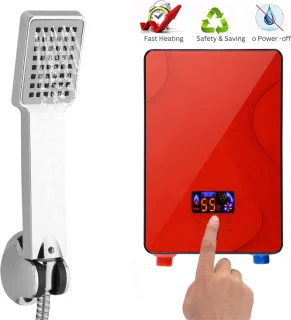 GoodGear Doorstroomverwarmer Elektrische Boiler Rood