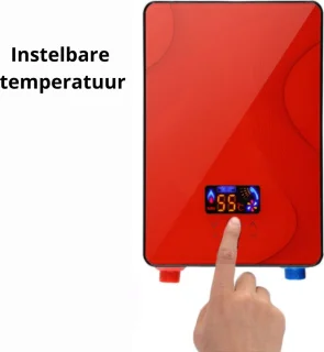 GoodGear Doorstroomverwarmer Elektrische Boiler Rood
