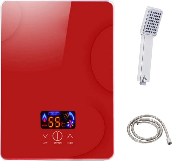 GoodGear Doorstroomverwarmer Elektrische Boiler Rood review