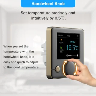 Graffiti Smart WiFi Thermostat Universeel voor Vloerverwarming en Gasketel