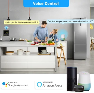 Graffiti Smart WiFi Thermostat Universeel voor Vloerverwarming en Gasketel