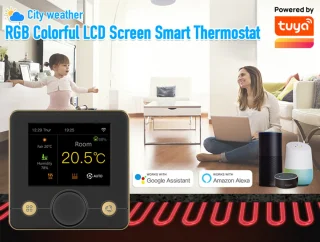 Graffiti Smart WiFi Thermostat Universeel voor Vloerverwarming en Gasketel