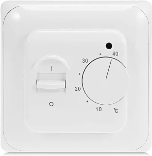 Handmatige kamerthermostaat voor elektrische vloerverwarming 230V 16A