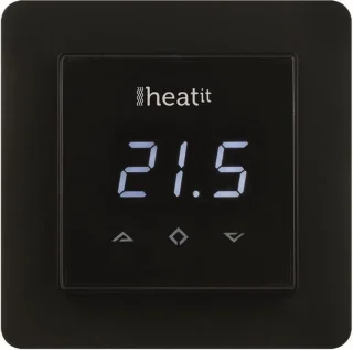Heatit HEAE5430498-B Z-Wave thermostaat zwart