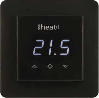 Heatit HEAE5430498-B Z-Wave thermostaat zwart