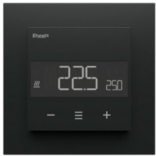 Heatit WiFi6 Thermostaat Mat Zwart: slimme vloerverwarming met moderne connectiviteit