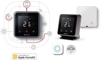 Honeywell Lyric T6 Thermostaat Zwart Bedraad
