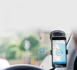 Honeywell Lyric T6 Thermostaat Zwart Bedraad