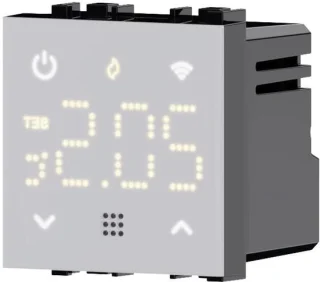 Inbouw thermostaat 2 module wit