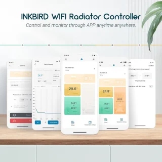 Inkbird IRC-RW1 WiFi Radiatorthermostaat met Gateway