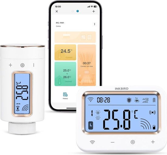 Inkbird IRC-RW1 WiFi Radiatorthermostaat met Gateway review
