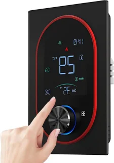 Intelligente thermostaat AC (zwart)
