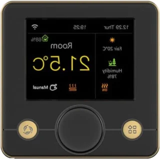Intelligente thermostaat wifi zwart