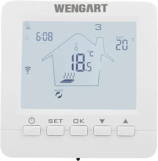 Kamerthermostaat voor elektrische verwarming