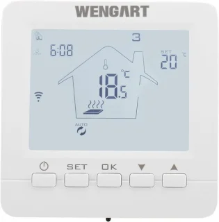 Kamerthermostaat voor elektrische verwarming