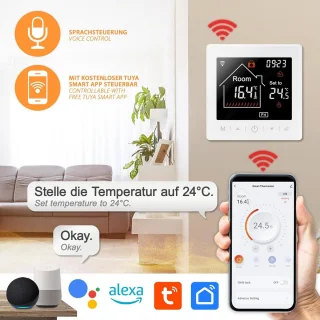 Kamerthermostaat voor elektrische vloerverwarming