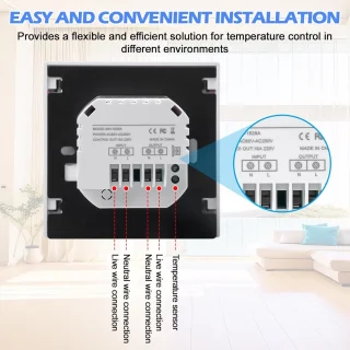 Wat vinden we goed aan de Kamerthermostaat voor elektrische vloerverwarming