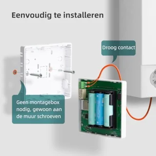 Kamerthermostaat – Wandmodel – Wit