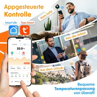 Wat vinden we goed aan de KESSER® 2x Radiatorknop Thermostaatkop Rond Zwart