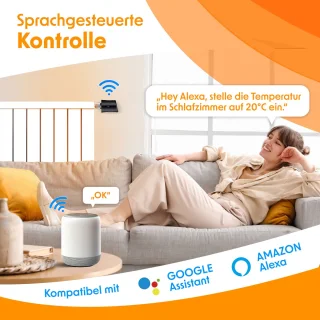 KESSER® 2x Radiatorknop Thermostaatkop Rond Zwart