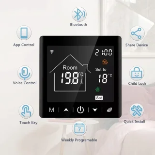 Kleyn Slimme Thermostaat Touchscreen WiFi
