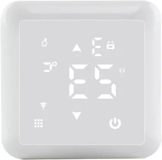Lichtgroene digitale kamerthermostaat
