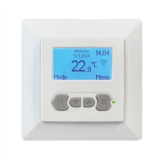 MAGNUM MIC² WiFi-klokthermostaat RAL 9010